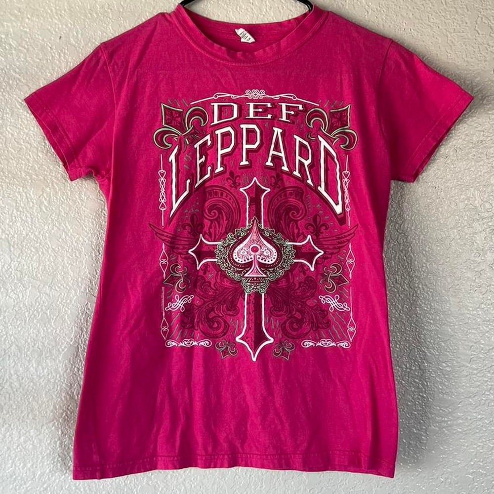 Def leppard pink y2k cross